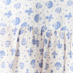 Chemise &agrave; manches longues bleu femme