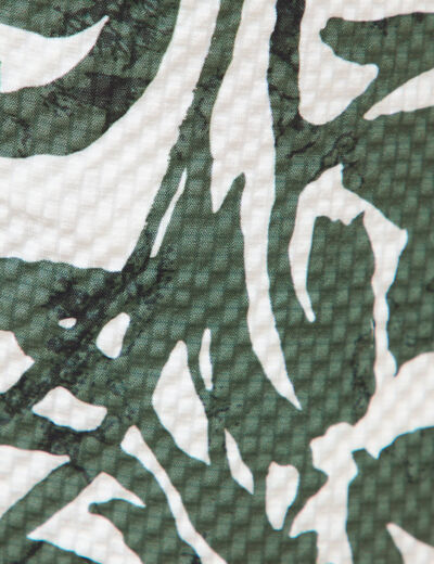 Maillot de bain doubl&eacute; vert kaki homme