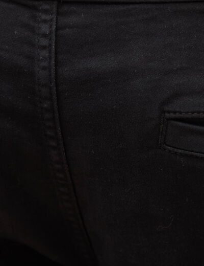 Pantalon battle bas resserr&eacute; noir homme