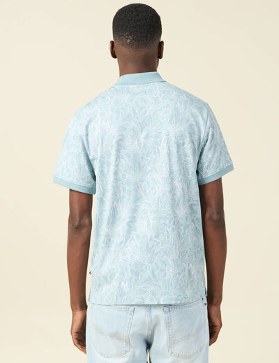 Polo éco-responsable vert homme