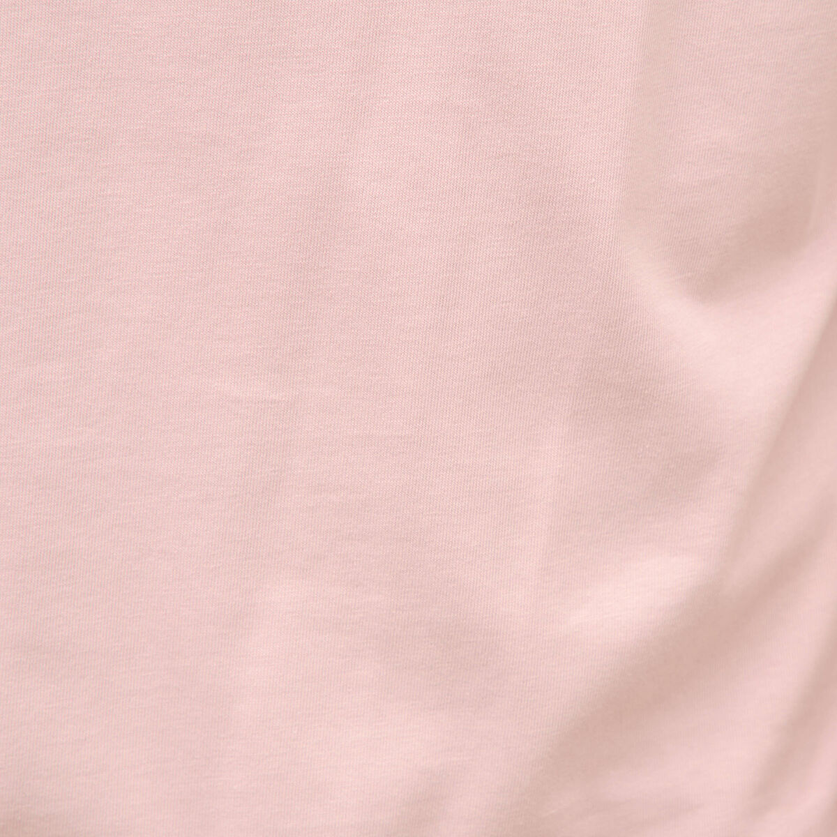 T-shirt droit en coton col ras du cou rose pastel homme