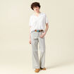 T-shirt manches courtes blanc femme