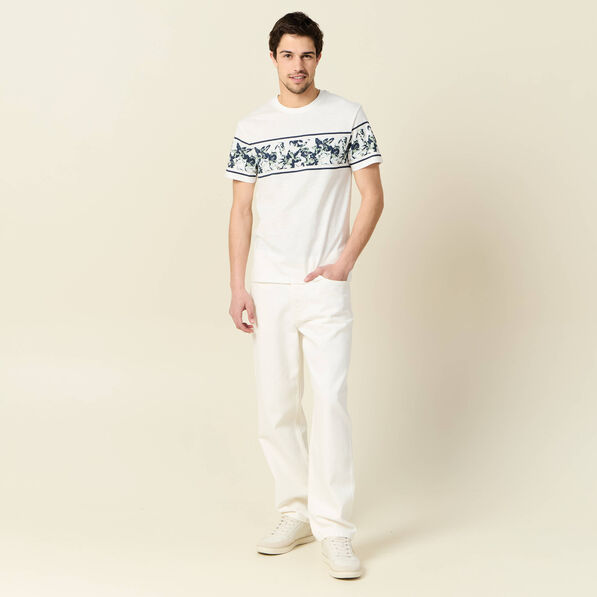jeans large relaxed denim blanc homme Jeans large relaxed denim blanc homme