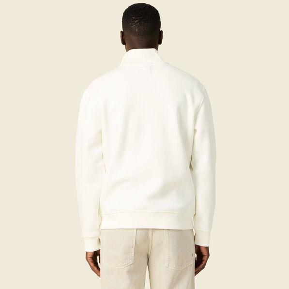 Sweat manches longues ecru homme