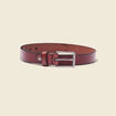 Ceinture en cuir marron homme