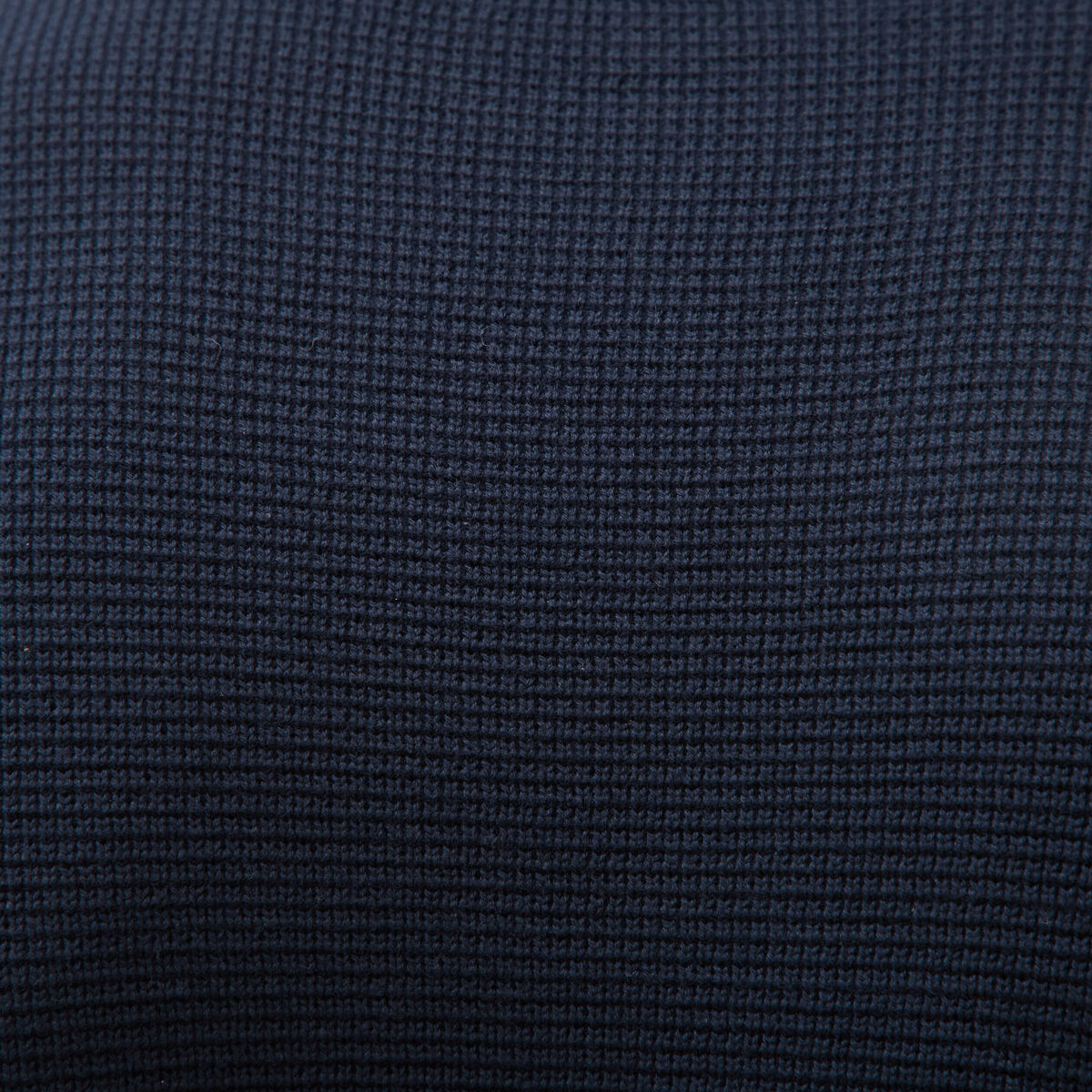 Pull manches longues col rond bleu marine homme