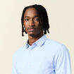 Chemise manches longues bleu homme