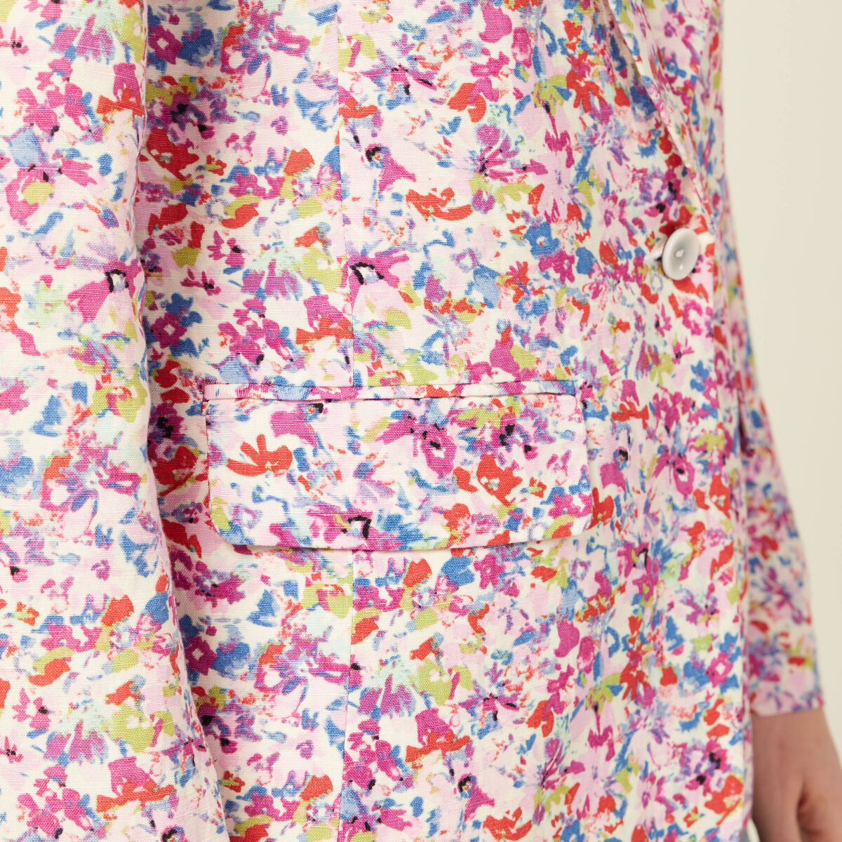 Veste blazer éco-responsable rose femme