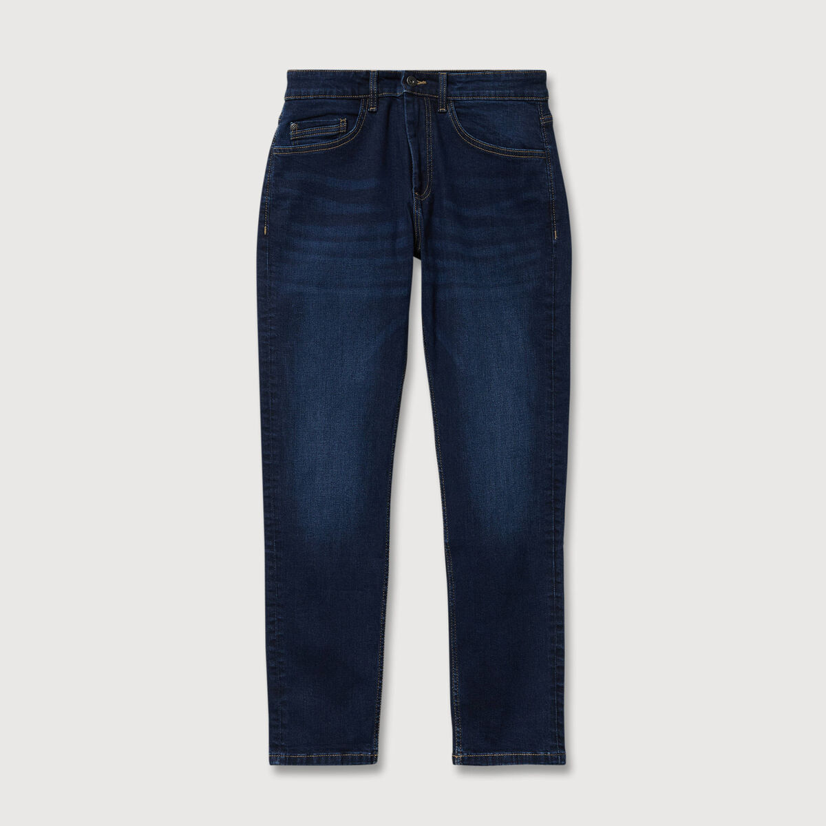 Jeans slim longueur 30 denim brut homme