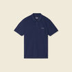 Polo manches courtes bleu marine homme