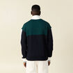 Sweat manches longues bleu marine homme