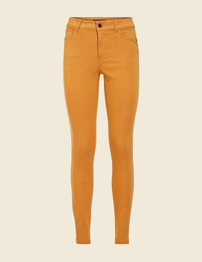Pantalon Audrey - skinny push up jaune femme