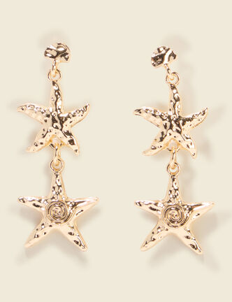 Boucles d'oreilles couleur or femme