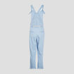 Salopette en denim denim bleach femme