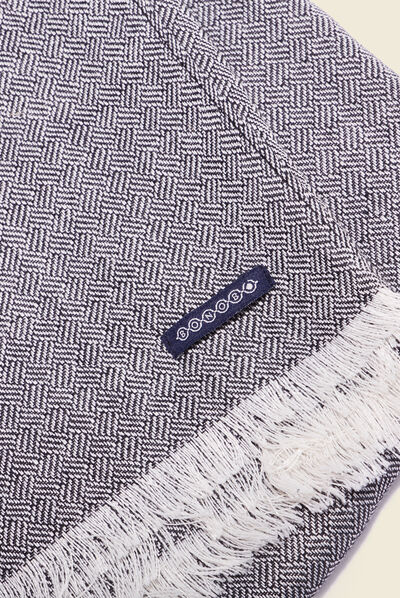 Foulard noir homme