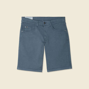 Bermuda droit 5 poches vert foncé homme