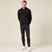 Sweat oversize à capuche noir homme