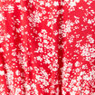 Robe longue éco-responsable rouge femme