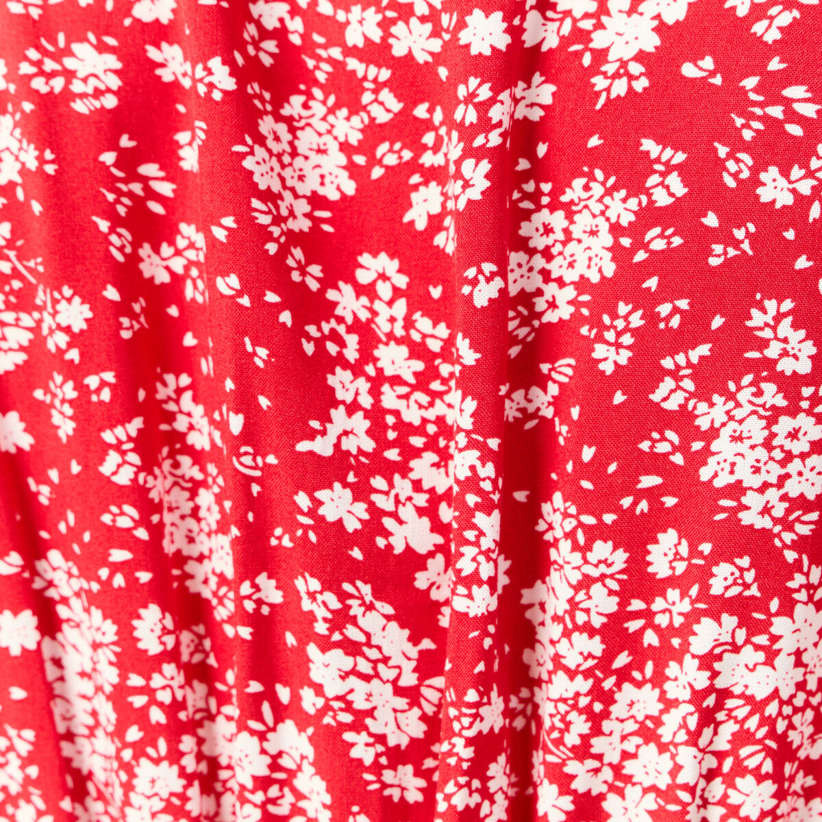 Robe longue éco-responsable rouge femme