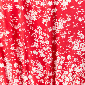 Robe longue éco-responsable rouge femme