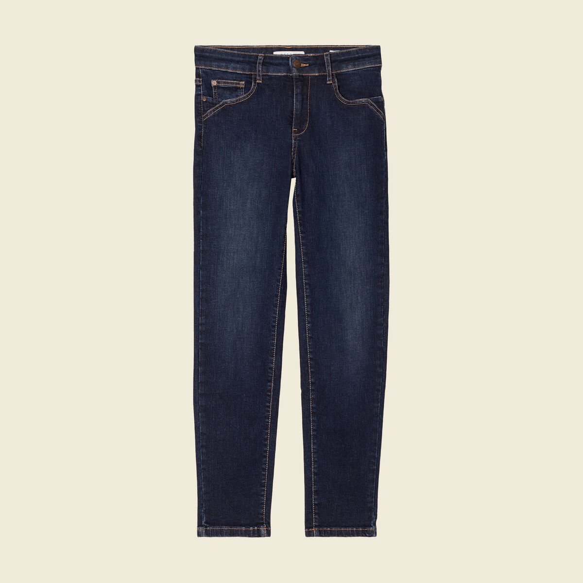 Jeans Vanessa - slim 7/8ème denim brut femme