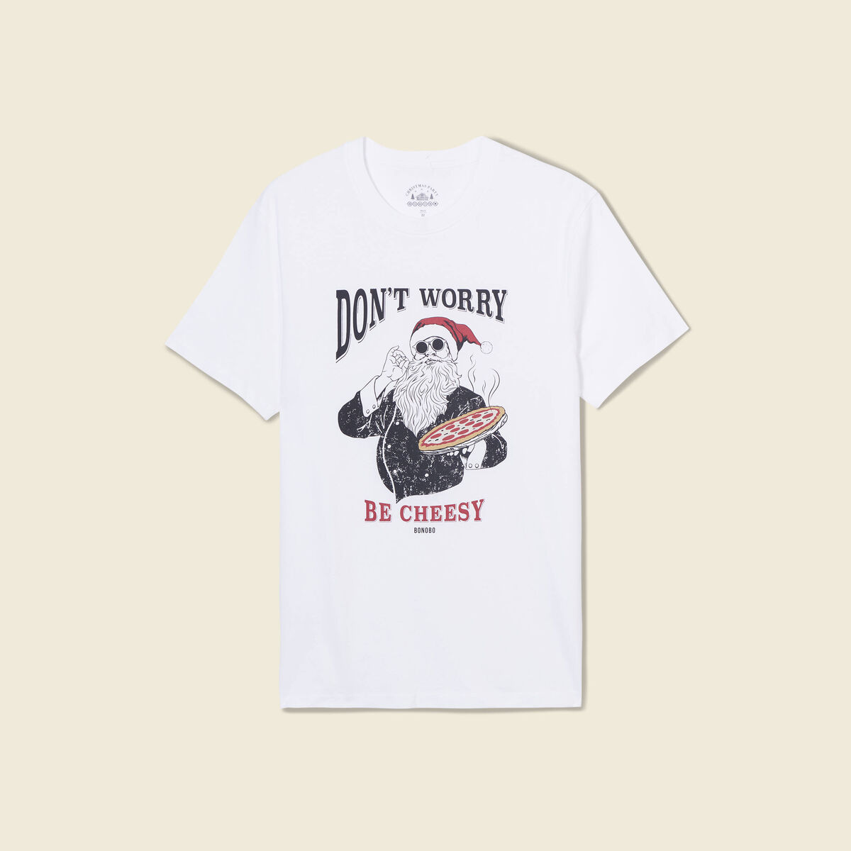 T-shirt manches courtes blanc homme