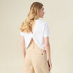 T-shirt manches courtes blanc femme