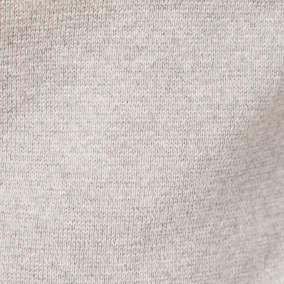 Pull manches longues col rond gris fonc&eacute; homme