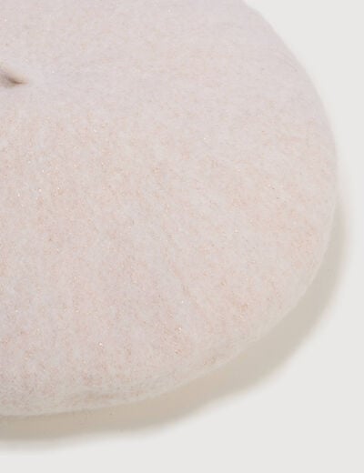 B&eacute;ret creme femme