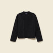 Veste manches longues noir femme