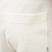 Short droit avec cordon ecru homme