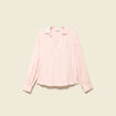 Blouse manches longues rose clair femme