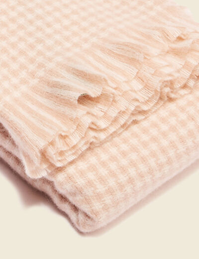 Écharpe creme femme