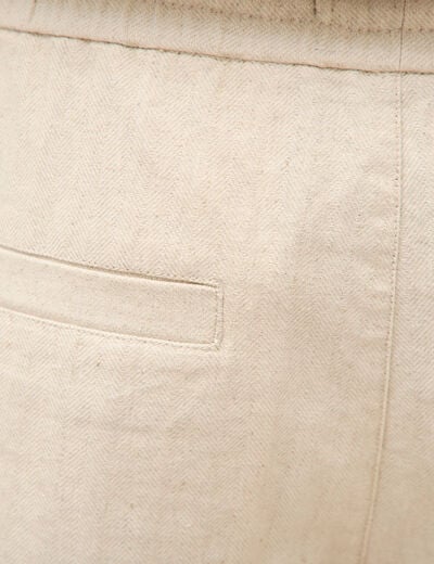 Bermuda ecru homme