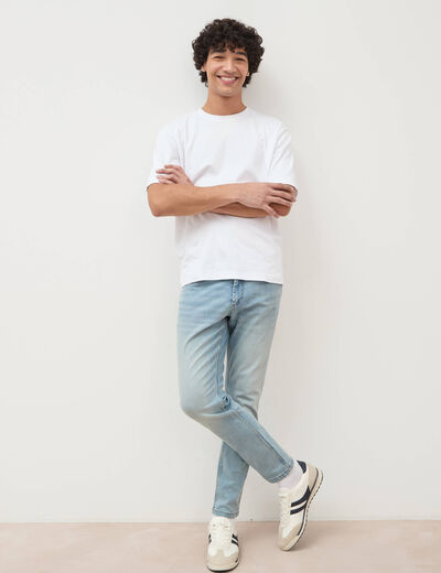 Jeans slim longueur 30 denim used homme