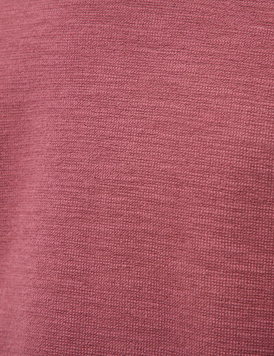 T-shirt manches courtes vieux rose homme
