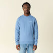 Sweat manches longues bleu gris homme
