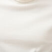 Pull fin col montant manches longues ecru homme