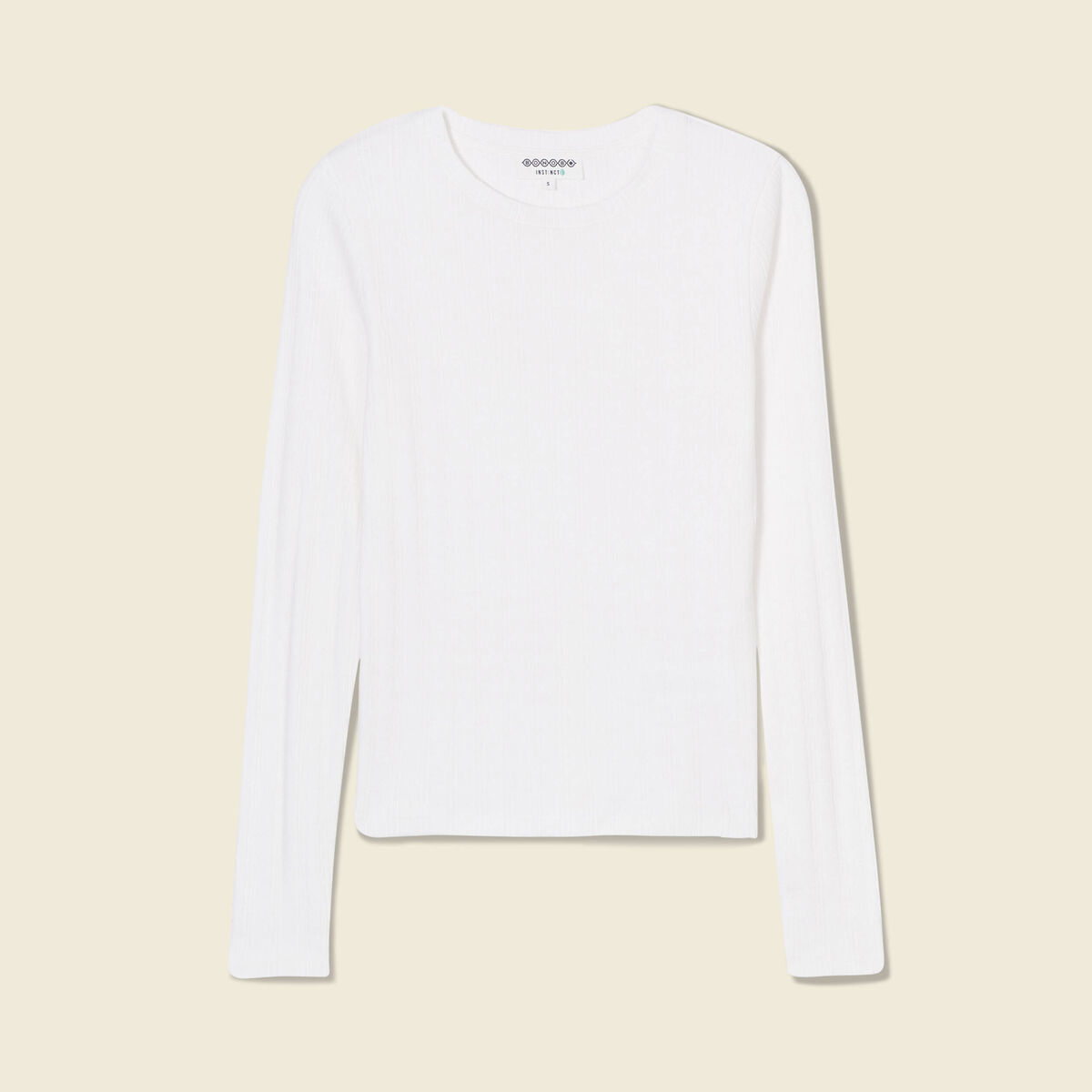 T-shirt éco-responsable ecru femme