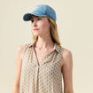 Blouse sans manches blanc femme
