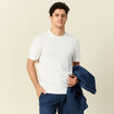 T-shirt manches courtes blanc homme