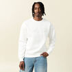 Sweat manches longues ecru homme
