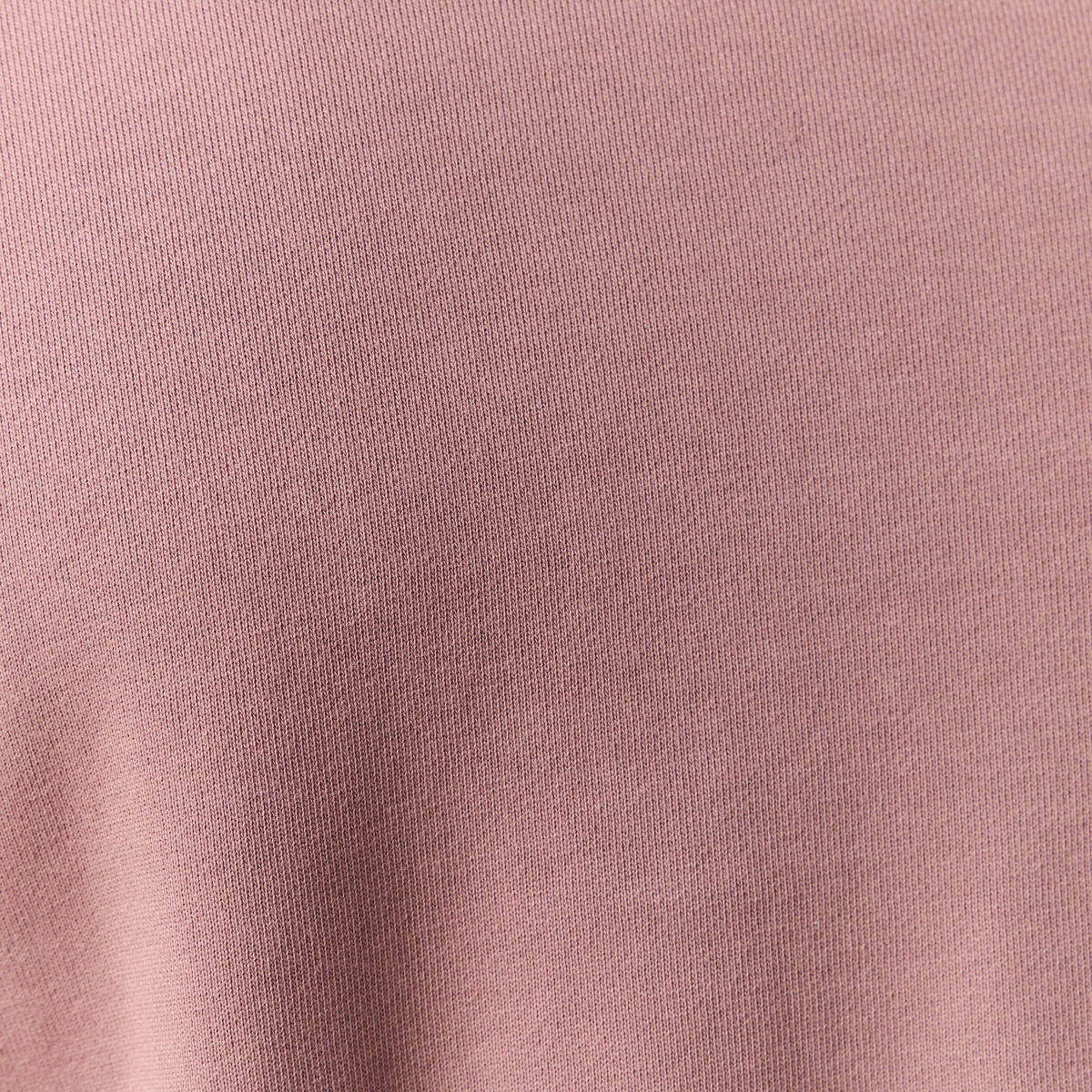 Sweat manches longues en coton vieux rose homme