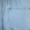 Jeans large taille standard en coton denim bleach femme