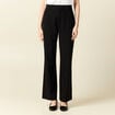 Pantalon straight taille haute noir femme