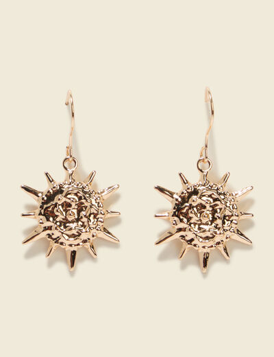 Boucles d'oreilles couleur or femme