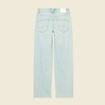 Jeans droit 7/8ème denim baby bleu femme