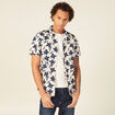 Chemise manches courtes beige homme