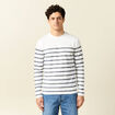 T-shirt manches longues ecru homme