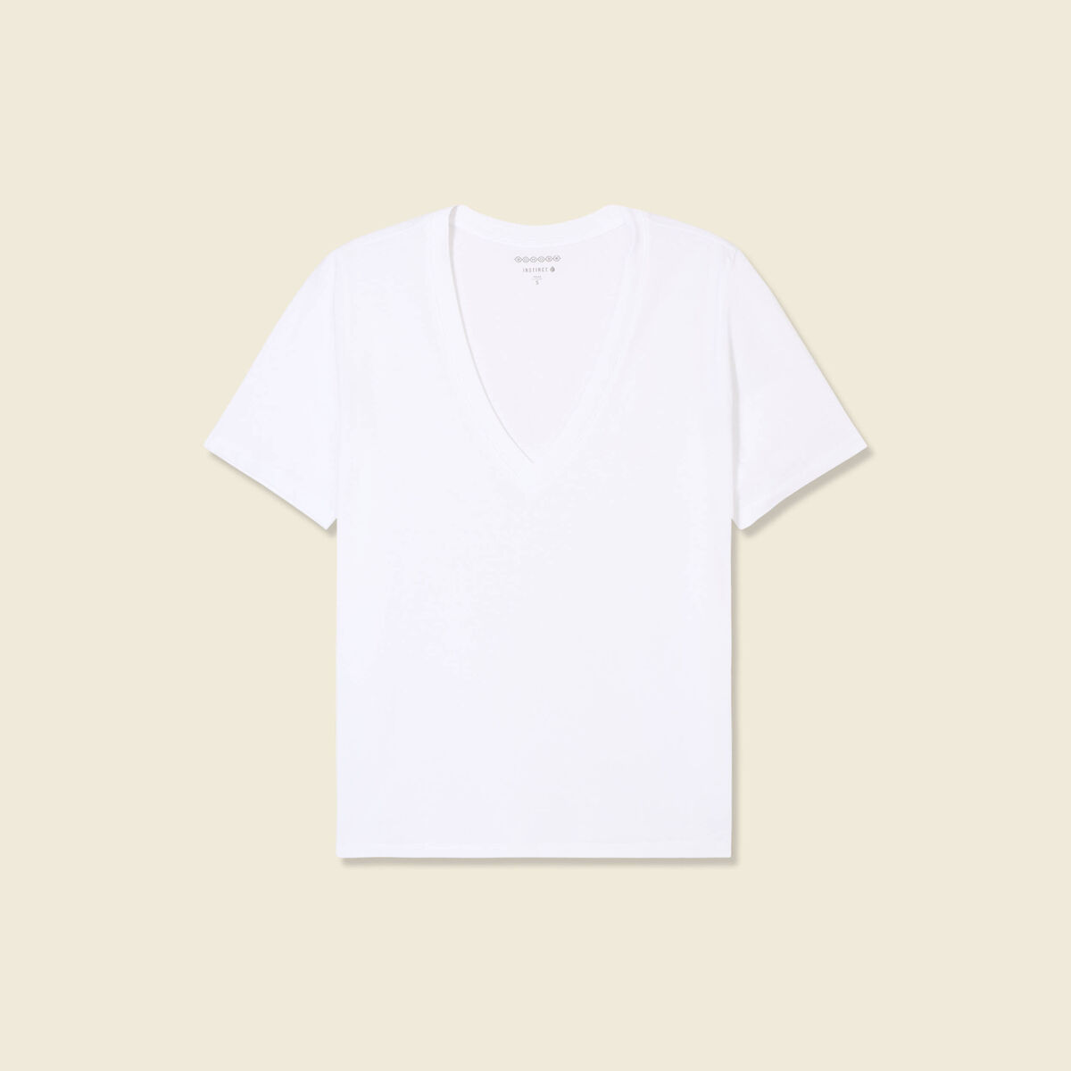 T-shirt manches courtes blanc femme